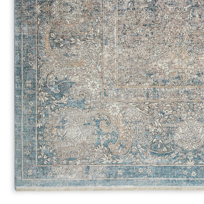 Nourison Home Starry Nights  Cream Blue  Traditional