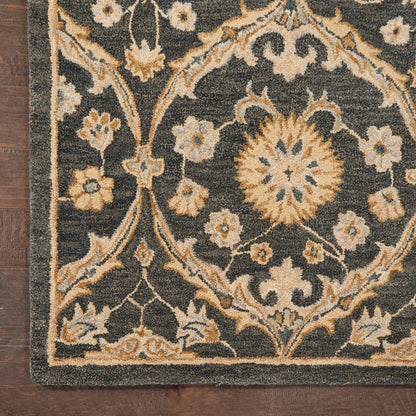 Nourison Home Jazmine  Navy  Traditional