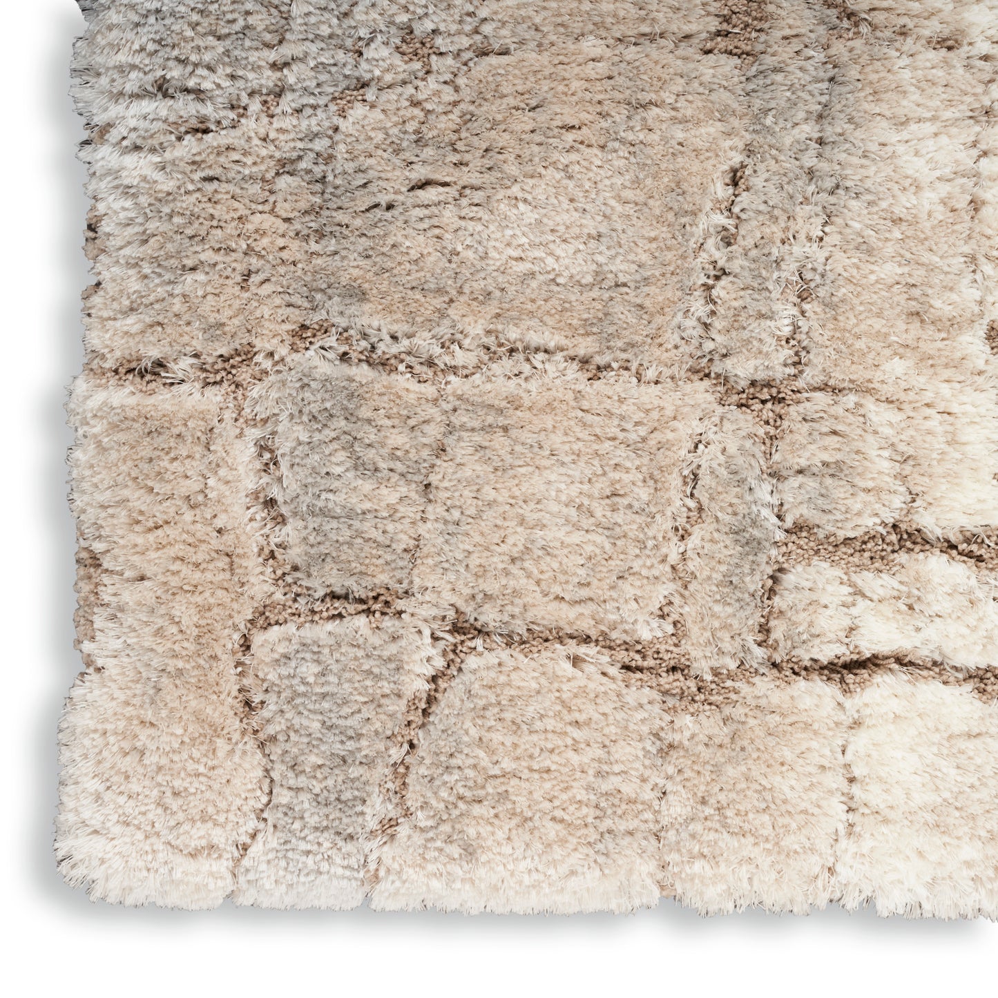 Nourison Home Dreamy Shag  Ivory Beige  Contemporary