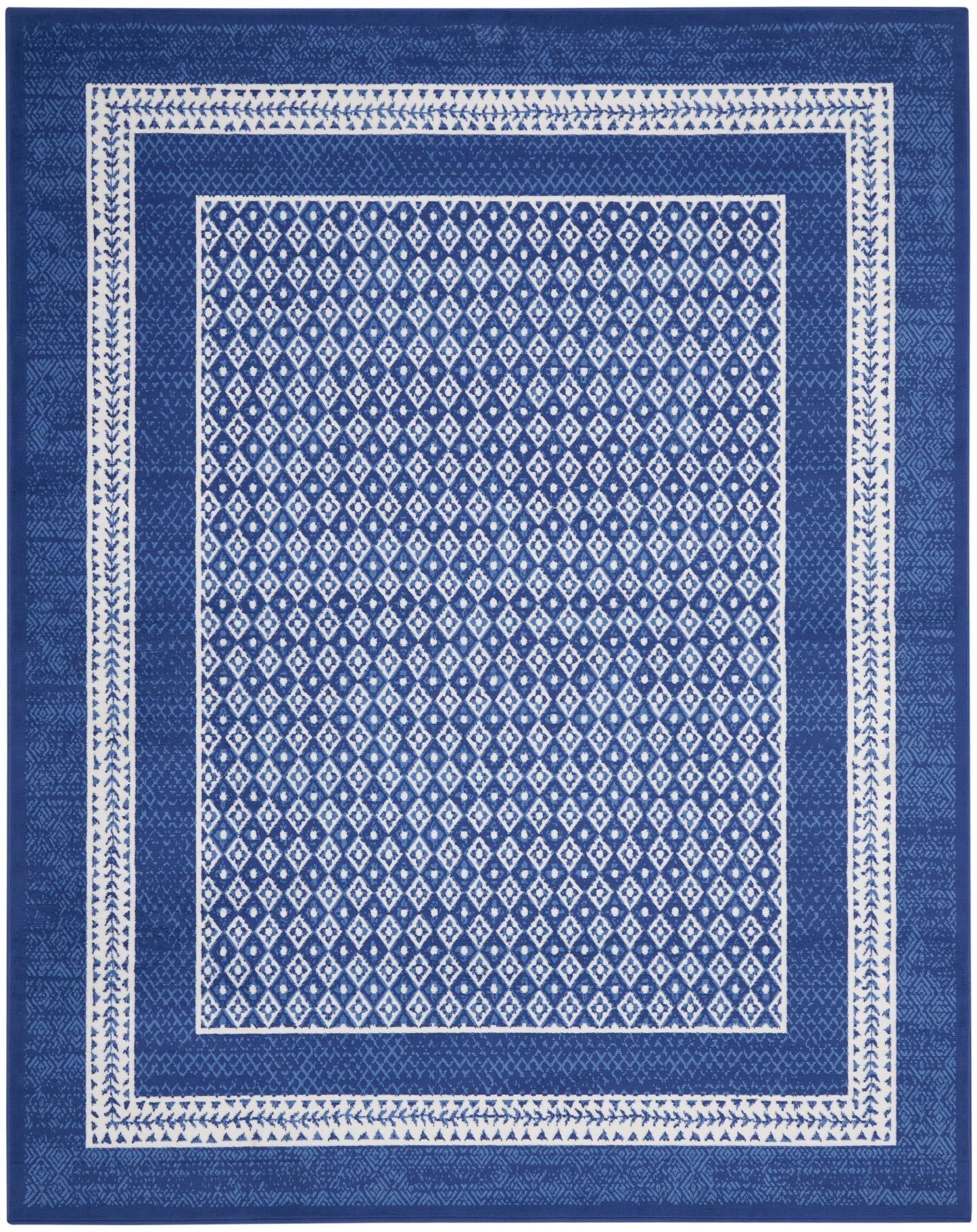 Nourison Home Whimsicle WHS13 Navy Contemporary Power-loomed Rug