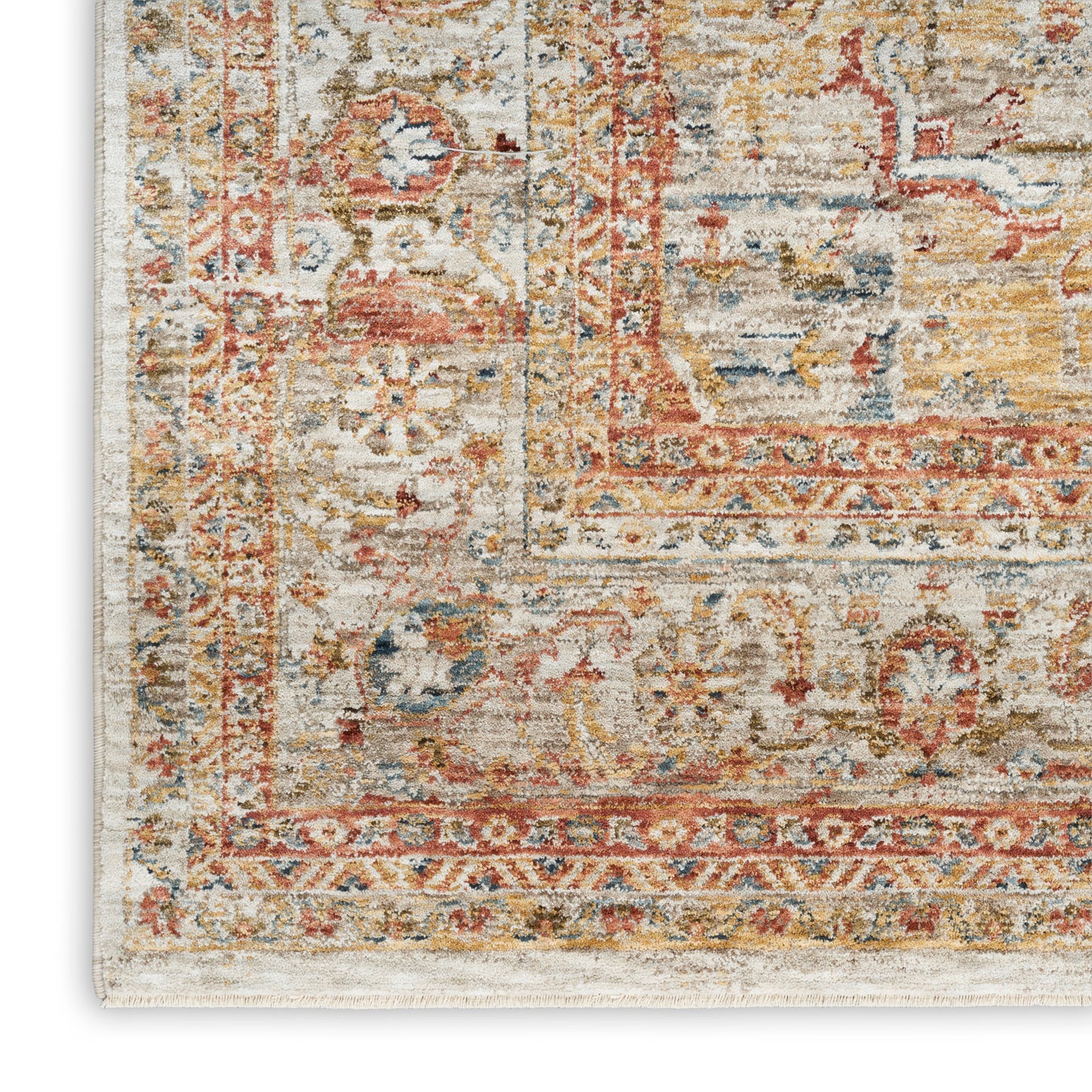 Nourison Home Sahar  Ivory Rust  Traditional