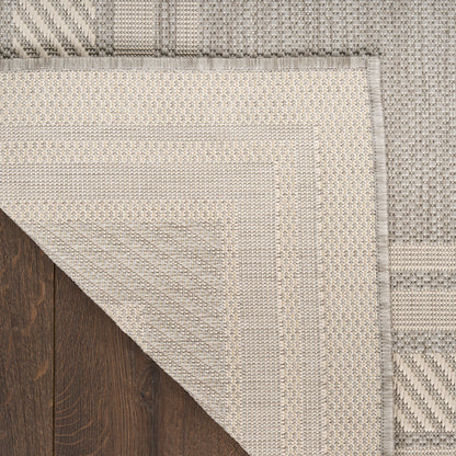 Nourison Home Horizon Indoor/Outdoor  Grey  Contemporary