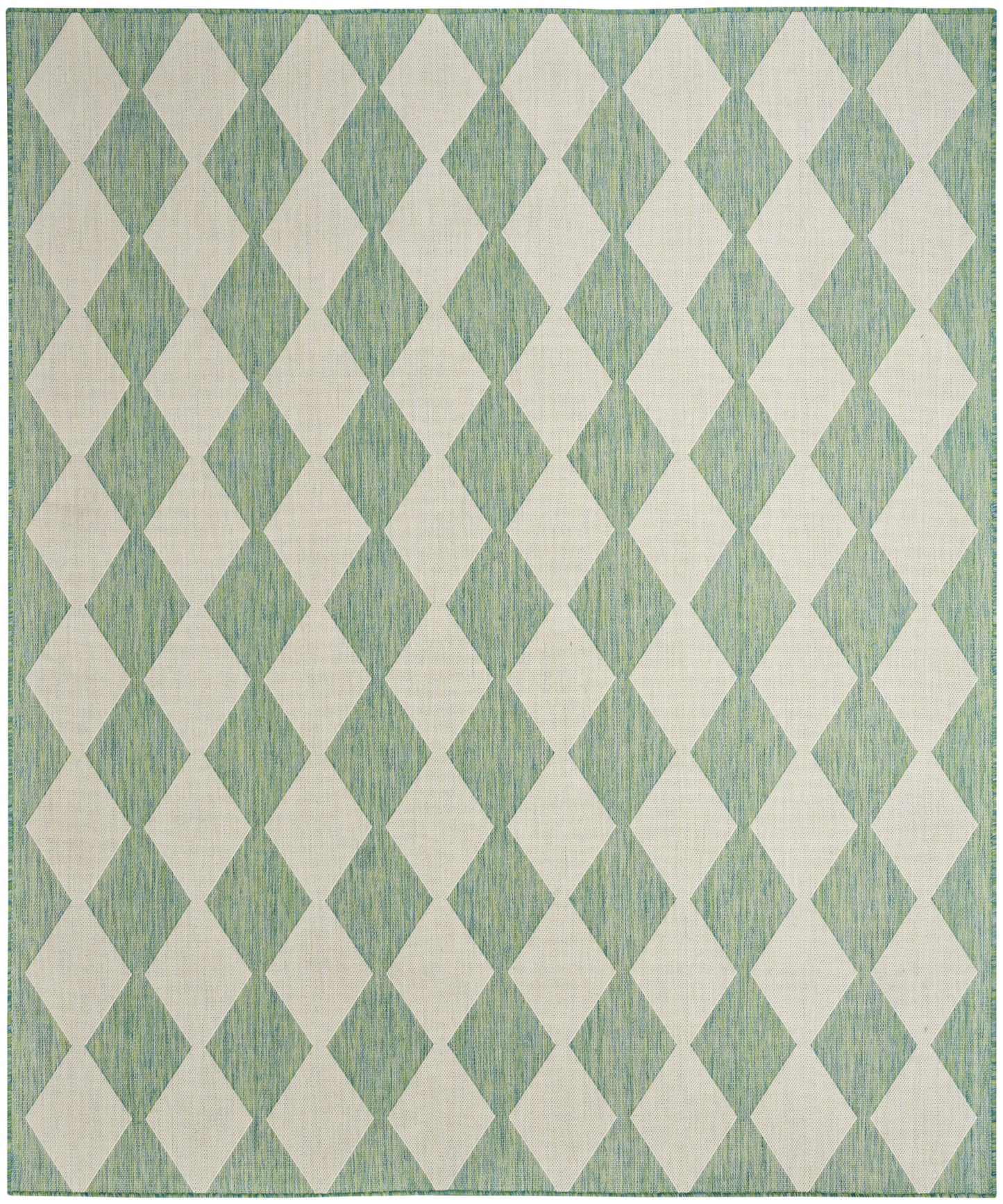 Nourison Home Positano POS04 Blue Green Contemporary Power-loomed Rug