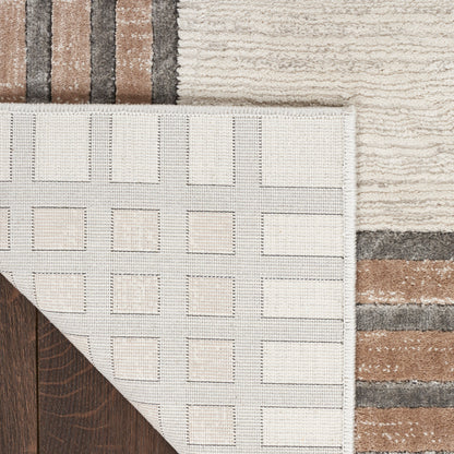 Nourison Home Desire  Ivory Silver  Contemporary