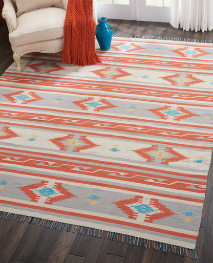 Nourison Home Baja  Ivory Grey  Transitional