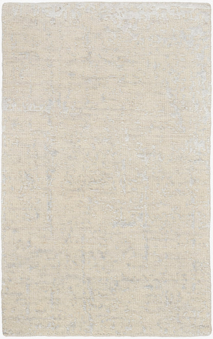 Nourison Home Luna LUN01 Ivory Silver Blue Contemporary Hand Knotted Rug