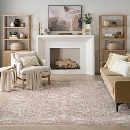 Nourison Home Antique Fusion  Brick  Traditional