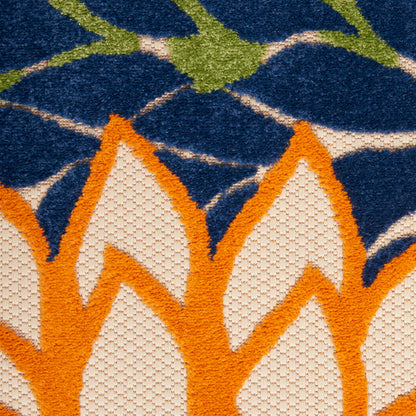 Nourison Home Aloha  Multicolor  Contemporary