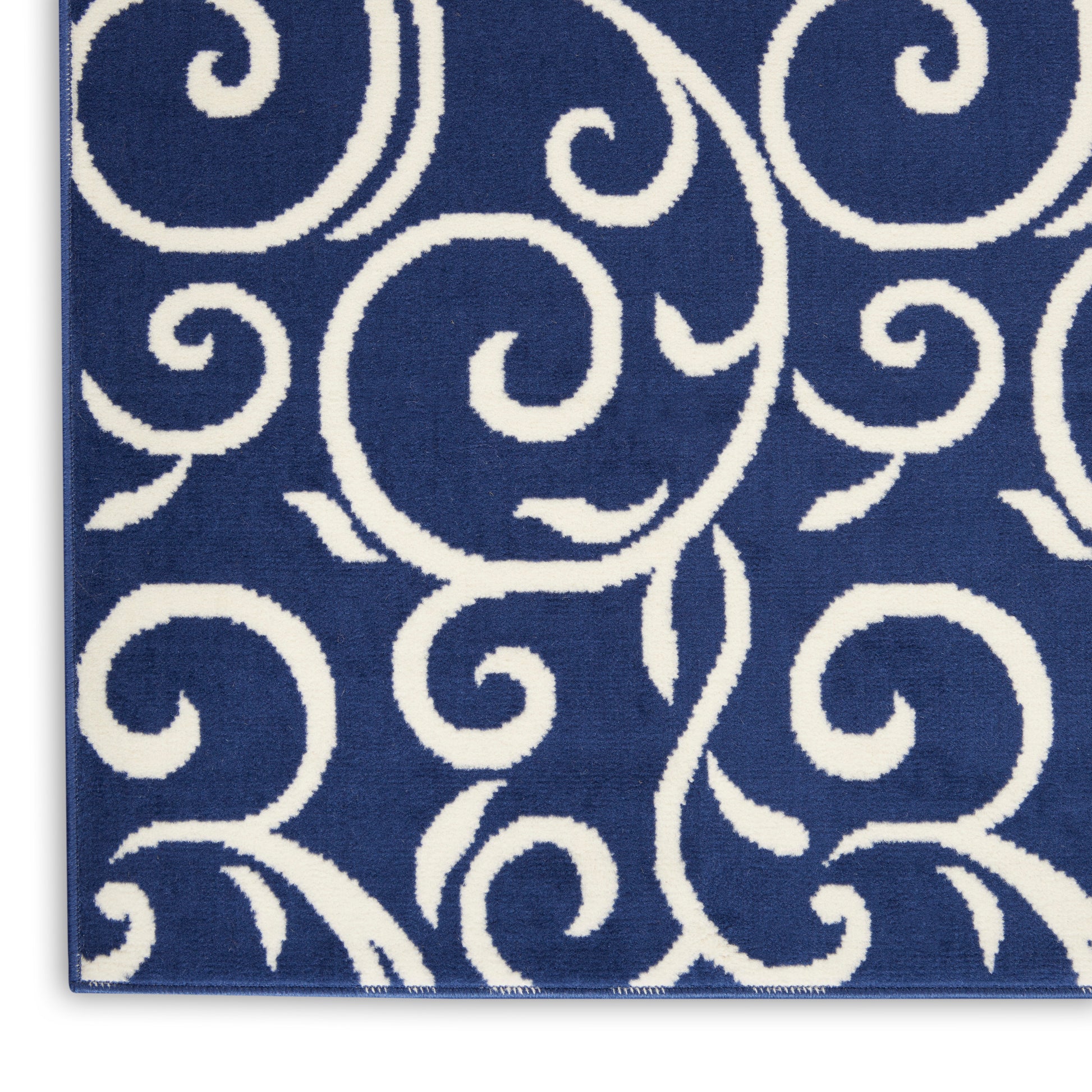 Nourison Home Grafix  Navy  Contemporary