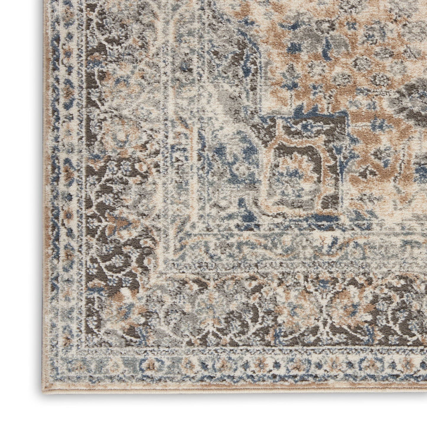 Nourison Home Quarry  Grey Ivory  Transitional