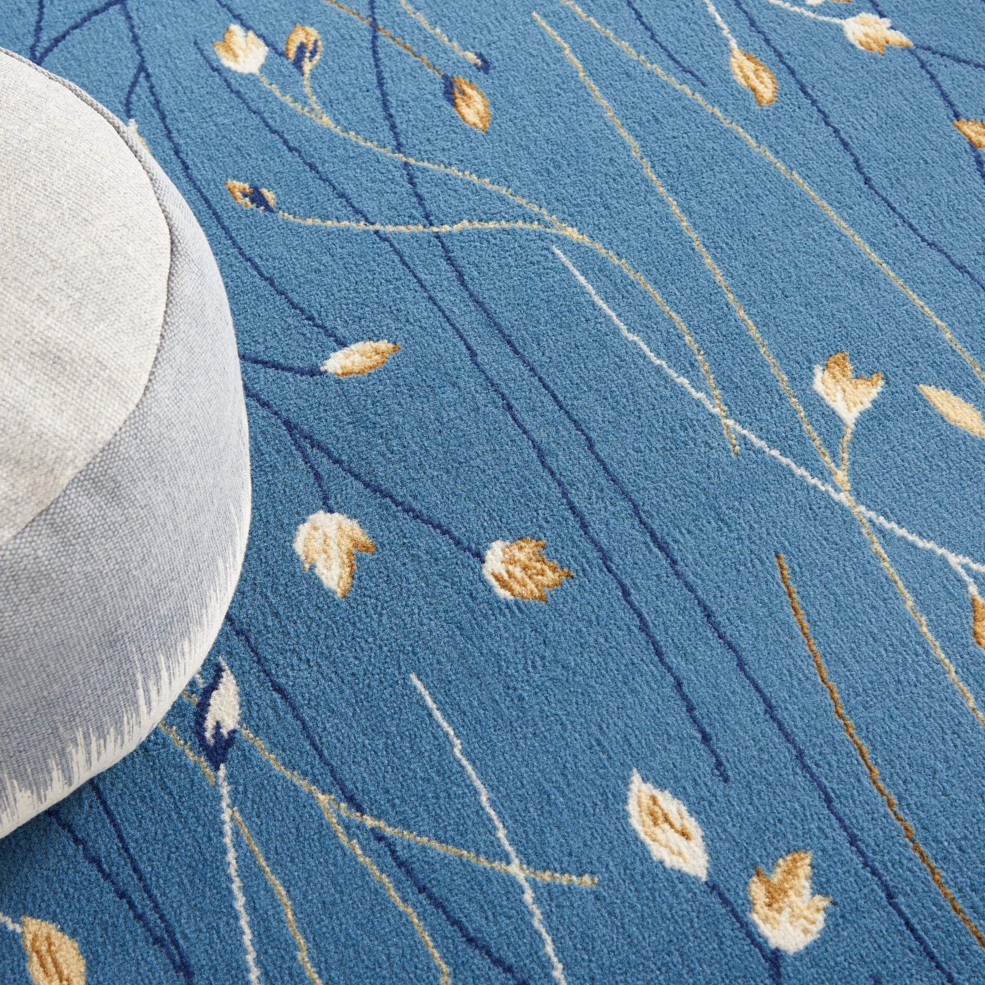 Nourison Home Grafix  Light Blue  Contemporary