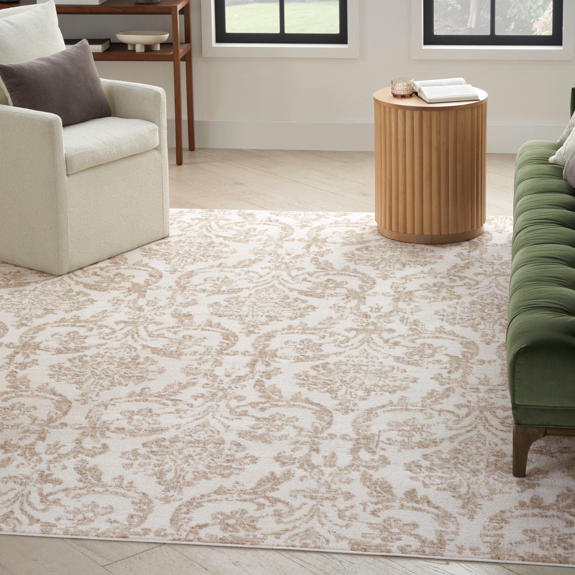 Nourison Home Jubilant  Ivory Beige  Transitional