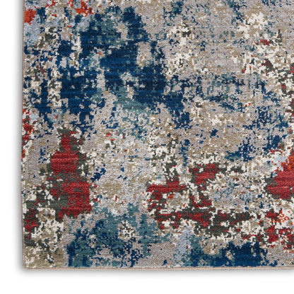 Nourison Home Artworks  Navy Brick  Contemporary
