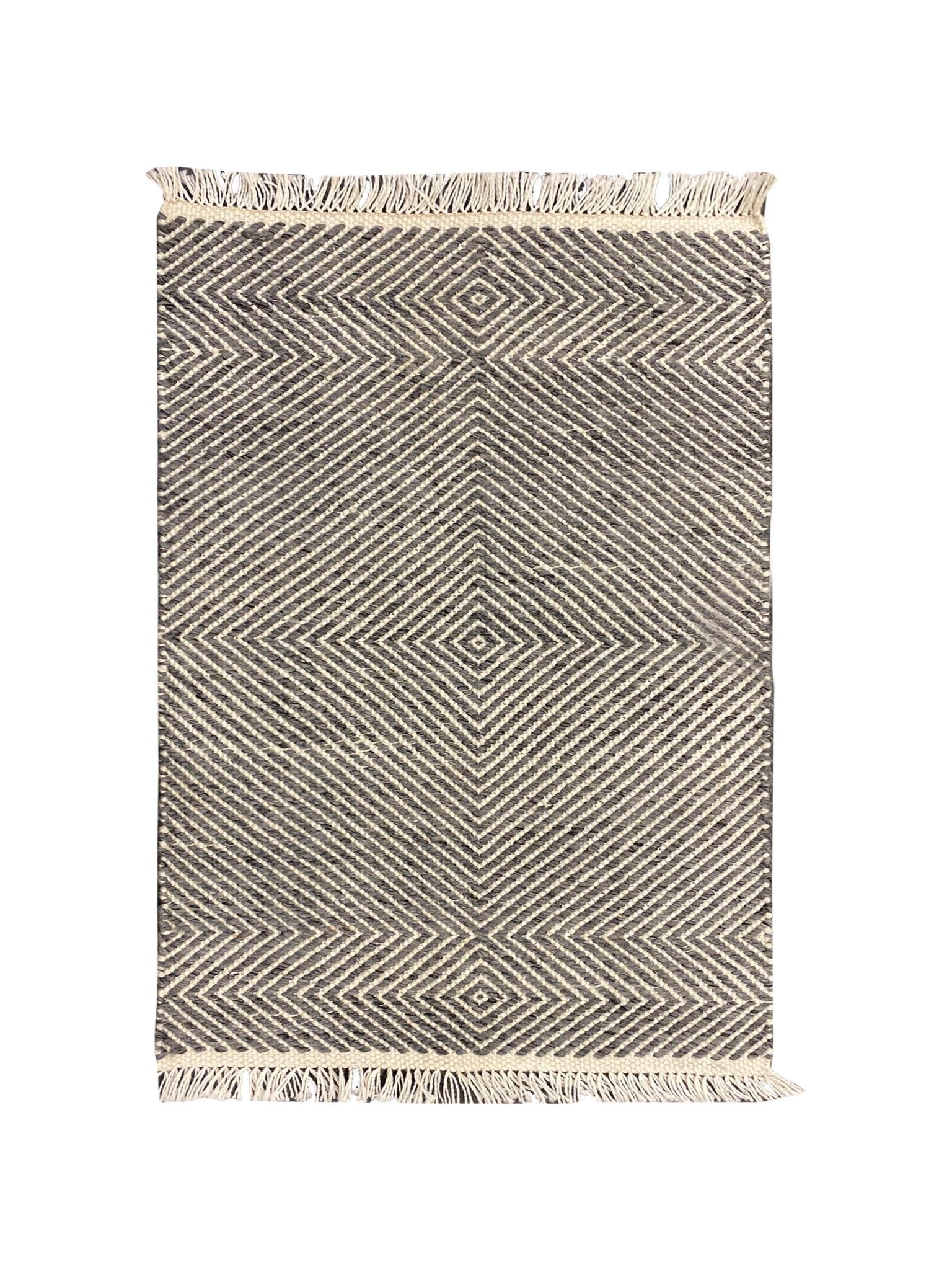 Pige Rug Texture Artisan Paige Grey Modern Woven Rug - Washable & Durable – Atlanta ...