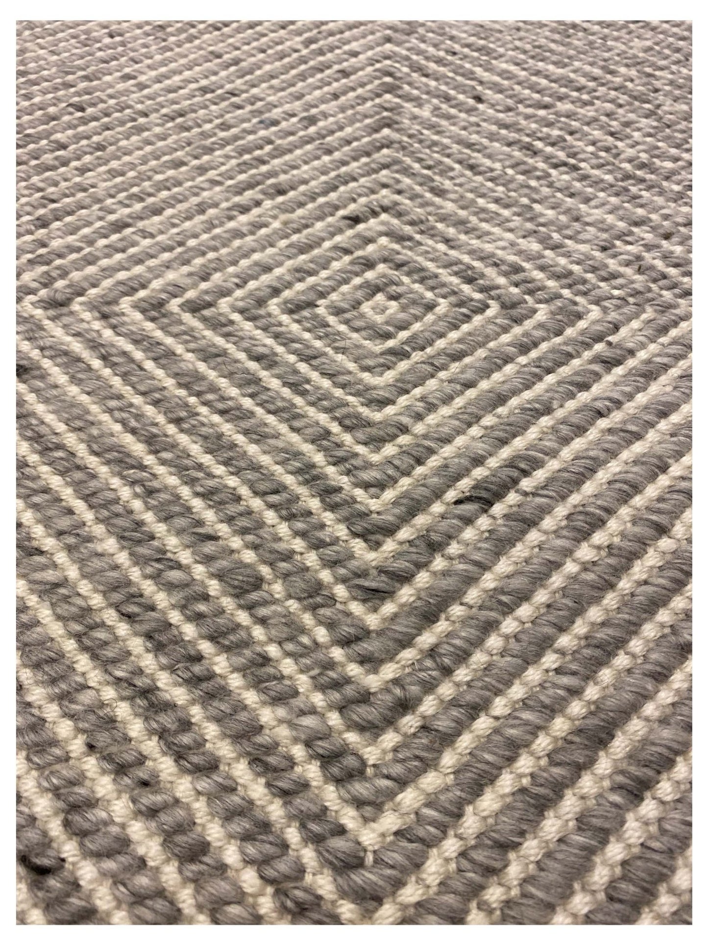 Artisan Paige Silver Modern Woven Rug - Rugs - Artisan - Atlanta Designer Rugs