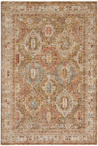 Nourison Home Sahar SHR01 Green Traditional Power-loomed Rug