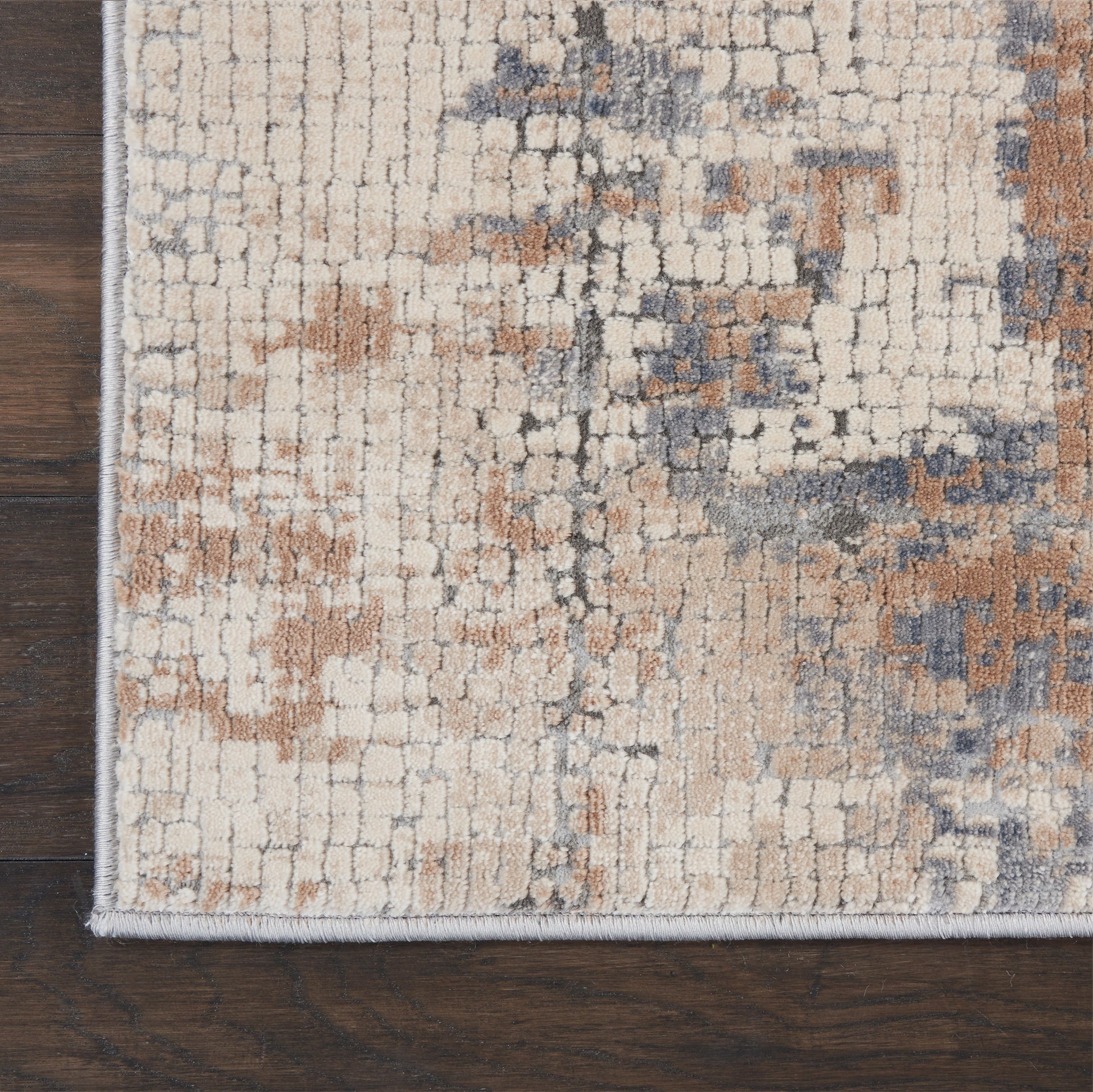Nourison Home Rustic Textures  Beige Grey  Contemporary