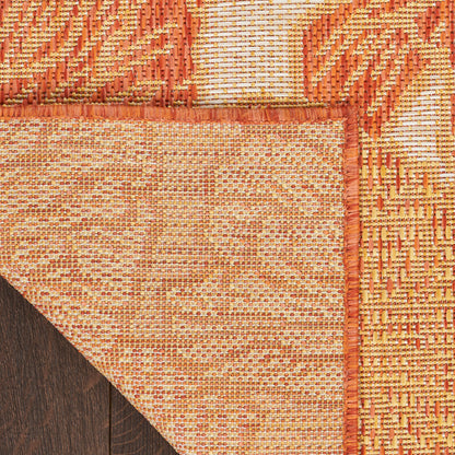 Nourison Home Garden Oasis  Coral  Contemporary