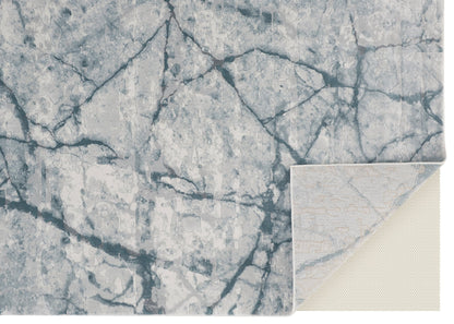 Feizy Atwell 3282F Aqua Transitional/Industrial Machine Woven Rug - Rugs - Feizy - Atlanta Designer Rugs