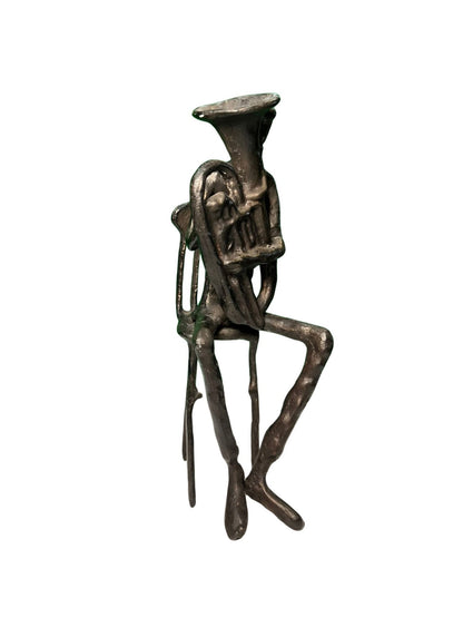 Eclectic Home Accent Abstract Bronze Tuba Seated Decor Furniture Rug - Accent - Eclectic Home - Atlanta Designer Rugs