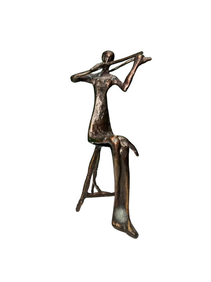 Eclectic Home Accent Abstract Bronze Violinist F/Seated Decor Furniture Rug - Accent - Eclectic Home - Atlanta Designer Rugs
