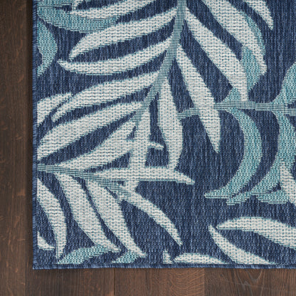 Nourison Home Garden Oasis  Navy  Contemporary
