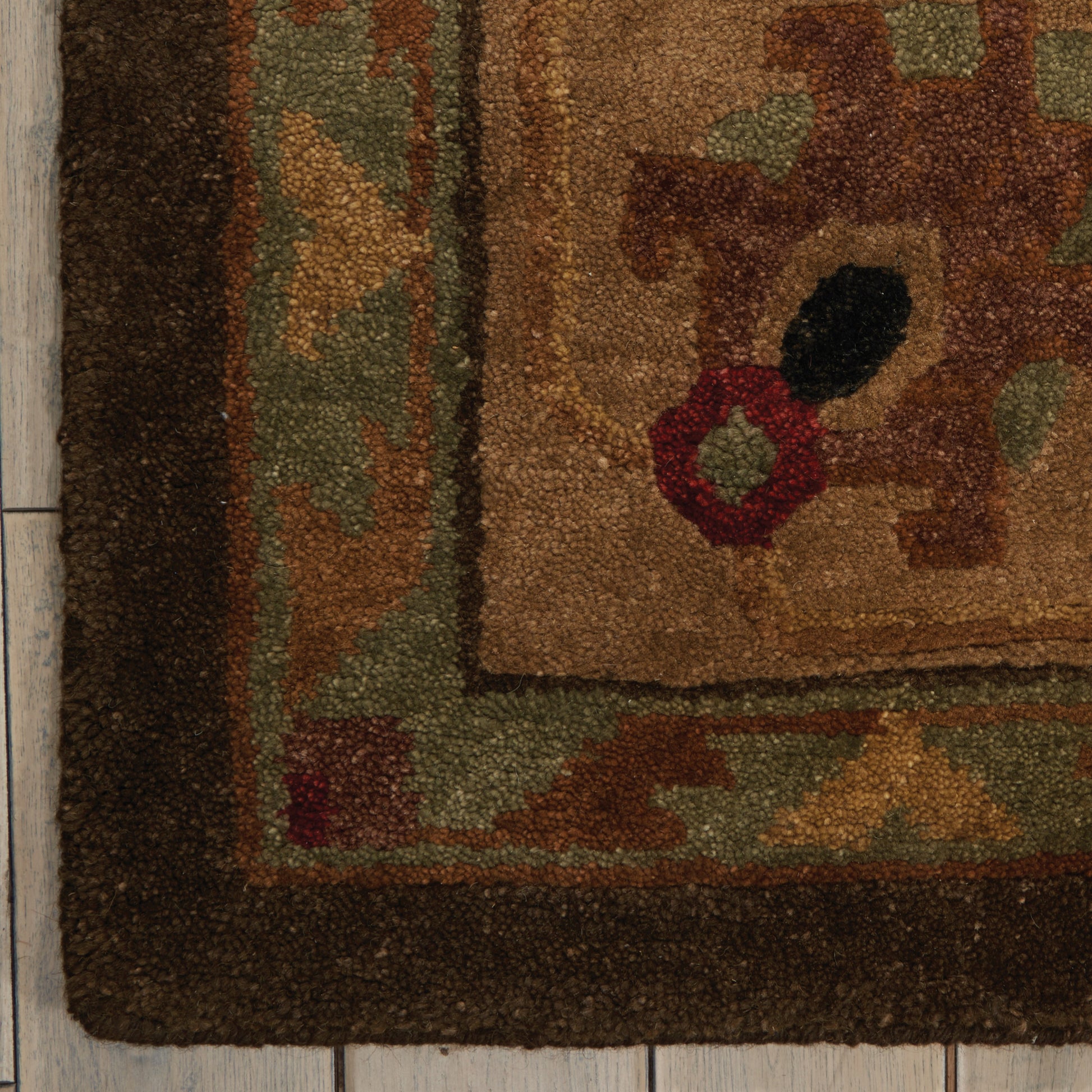 Nourison Home Tahoe  Espresso  Traditional