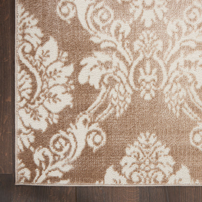 Nourison Home Elation  Ivory Mocha  Traditional