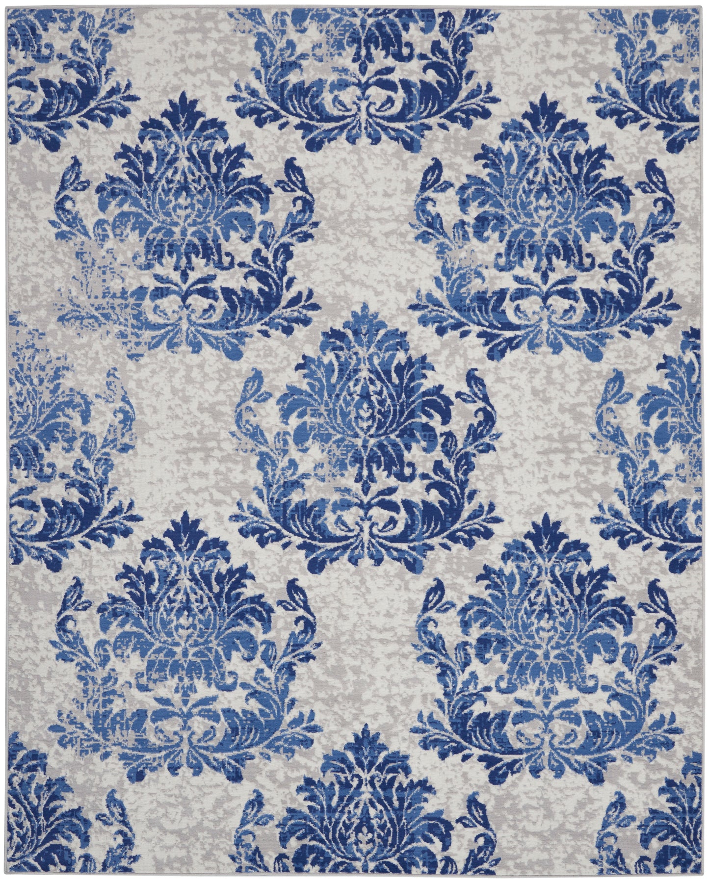 Nourison Home Whimsicle  Ivory Navy  Contemporary