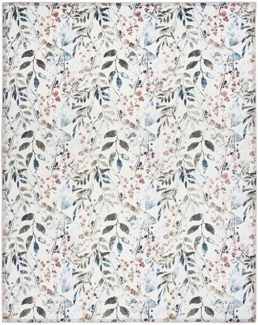 Nourison Home Nourison Washables  Ivory Multicolor  Traditional
