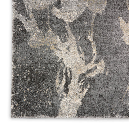 Nourison Home Fusion  Beige Grey  Contemporary