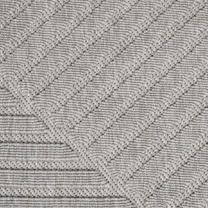 Nourison Home Cozumel  Light Grey  Contemporary