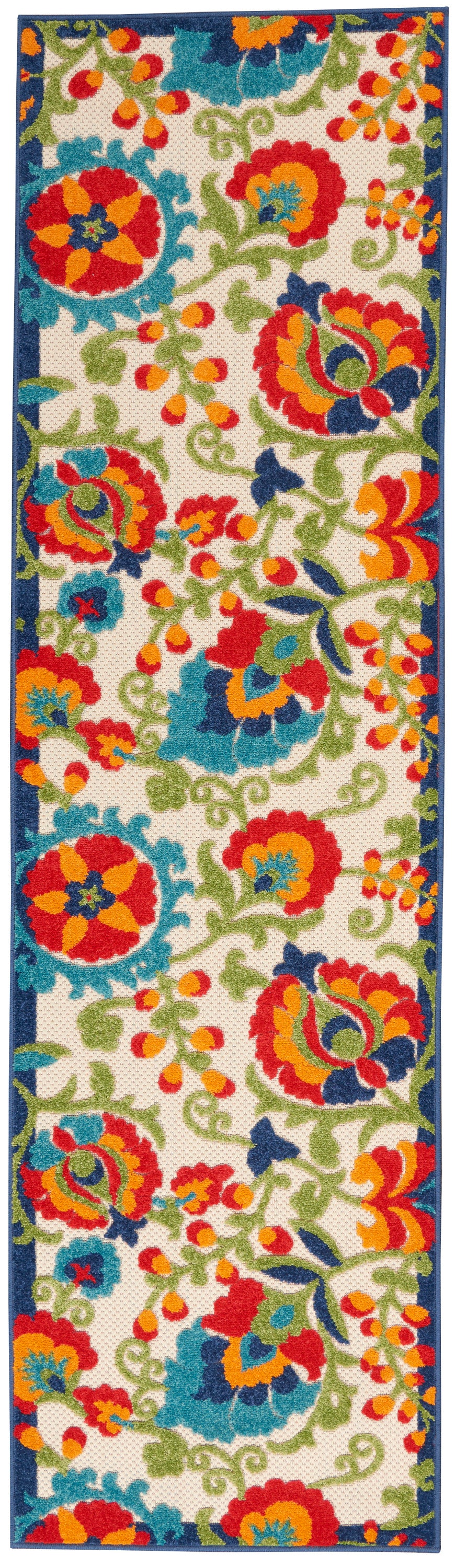 Nourison Home Aloha ALH17 Multicolor Contemporary Power-loomed Rugs