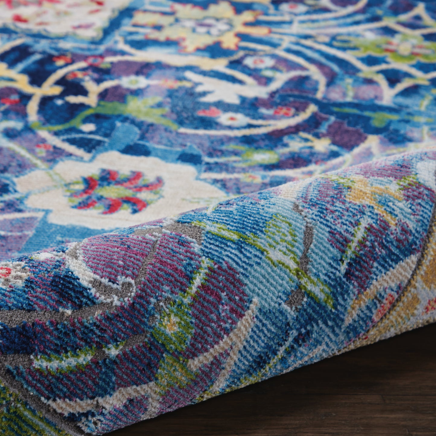 Nourison Home Ankara Global  Blue  Traditional