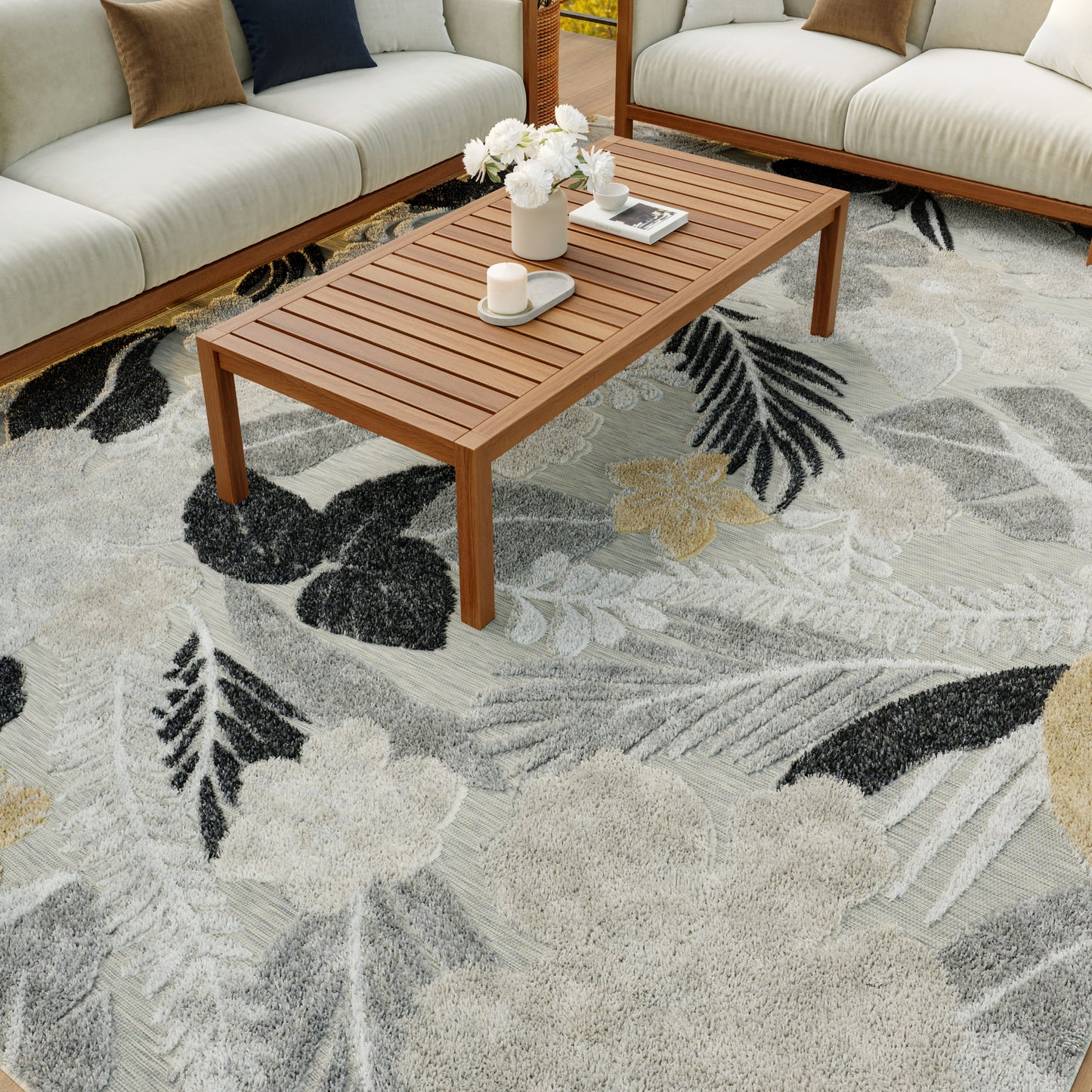 Nourison Home Suncoast  Grey  Contemporary