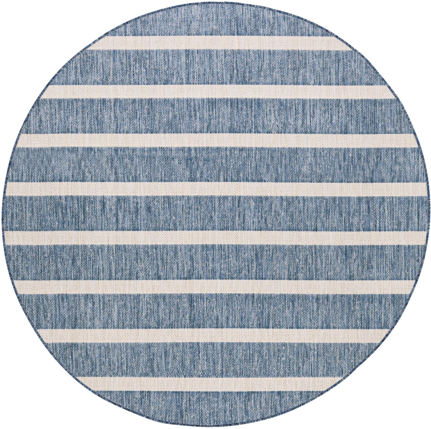 Nourison Home Positano POS03 Navy Ivory Contemporary Power-loomed Rug
