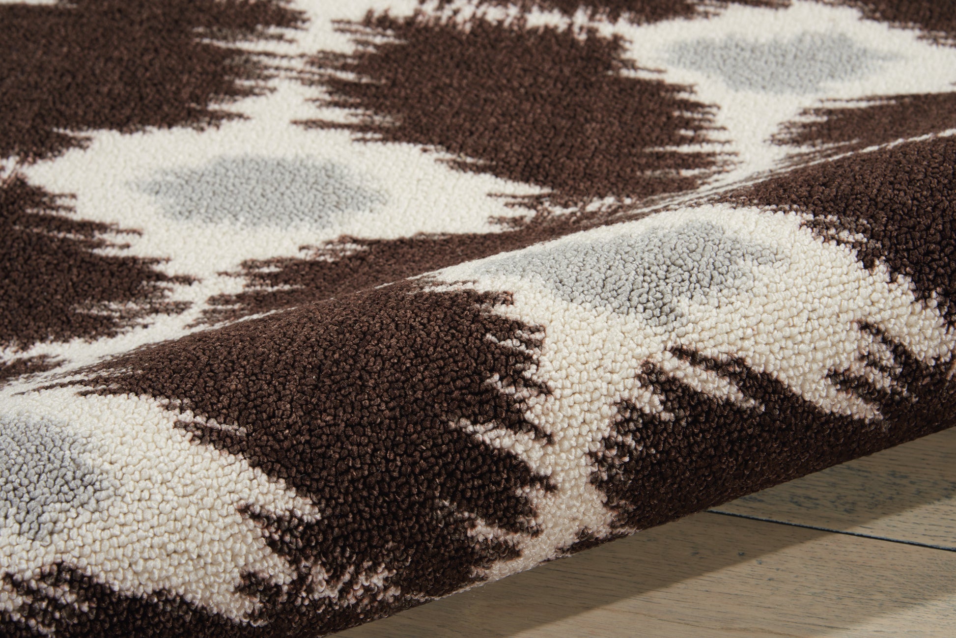 Nourison Home Enhance  Brown  Contemporary