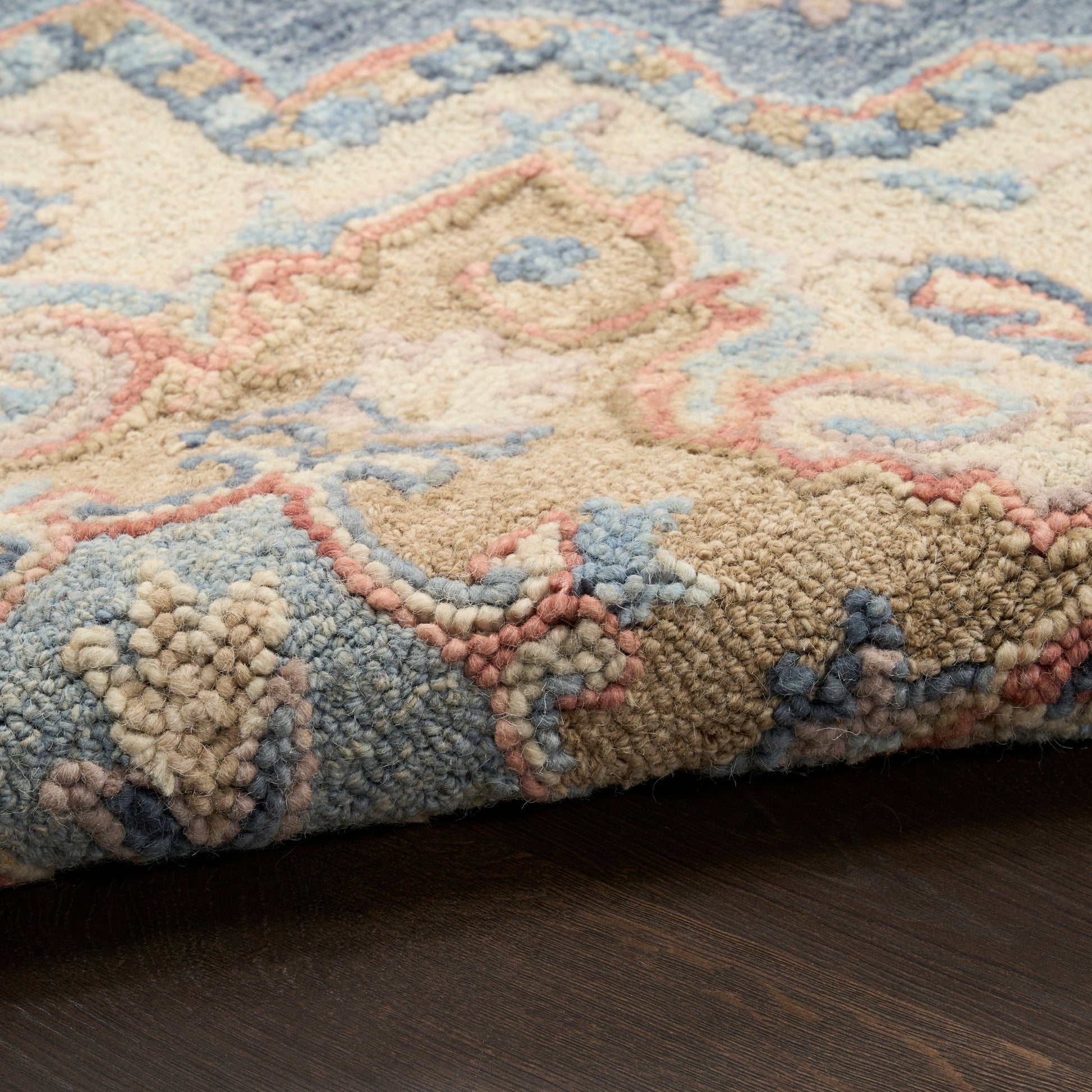 Nourison Home Maison  Blue Ivory  Traditional