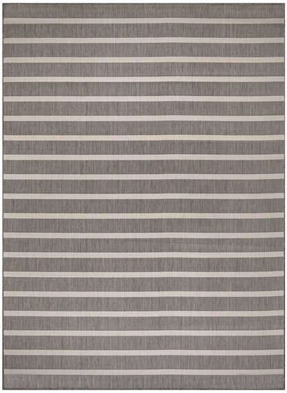 Nourison Home Positano  Charcoal Ivory  Contemporary