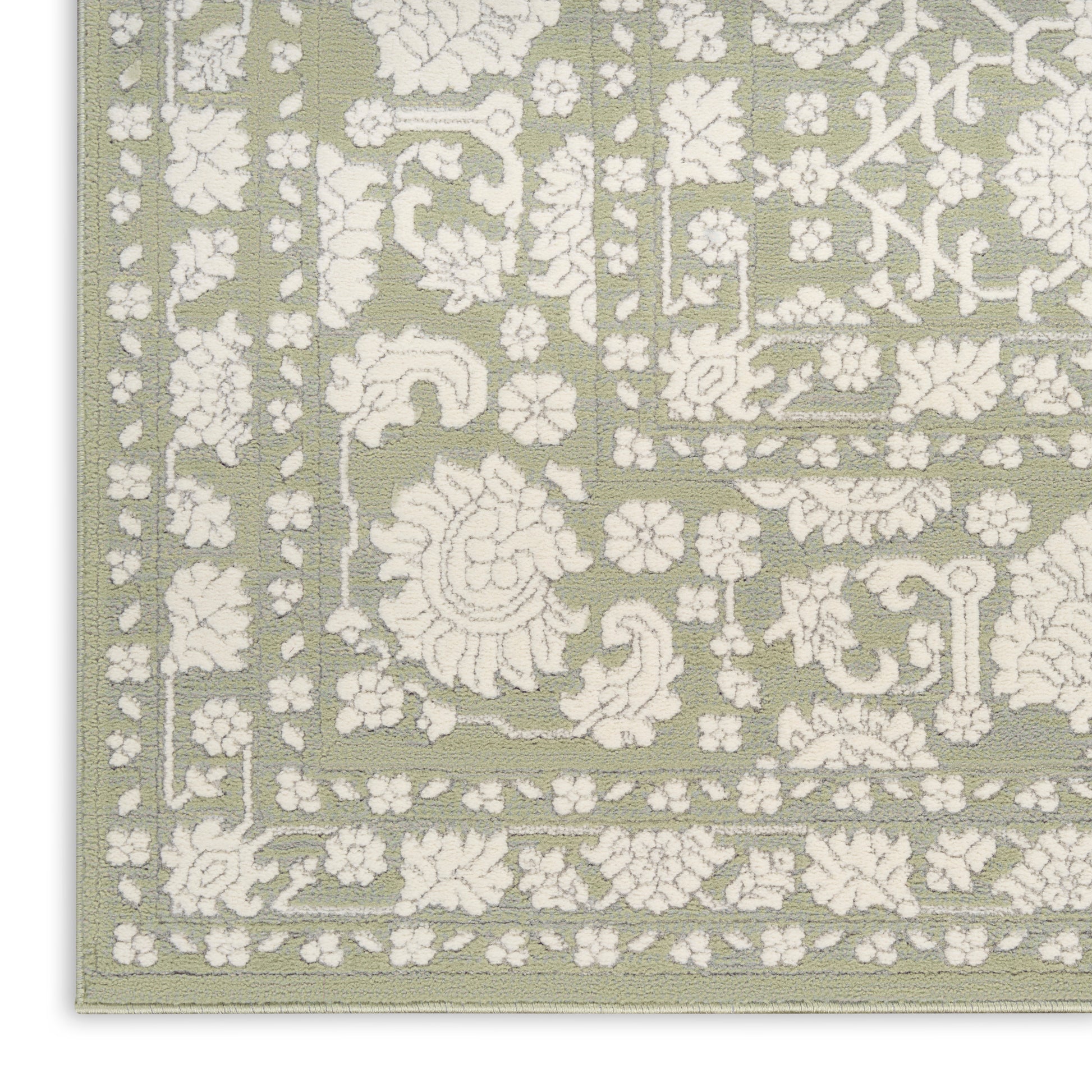 Nourison Home Grace  Sage  Traditional