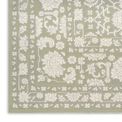 Nourison Home Grace  Sage  Traditional