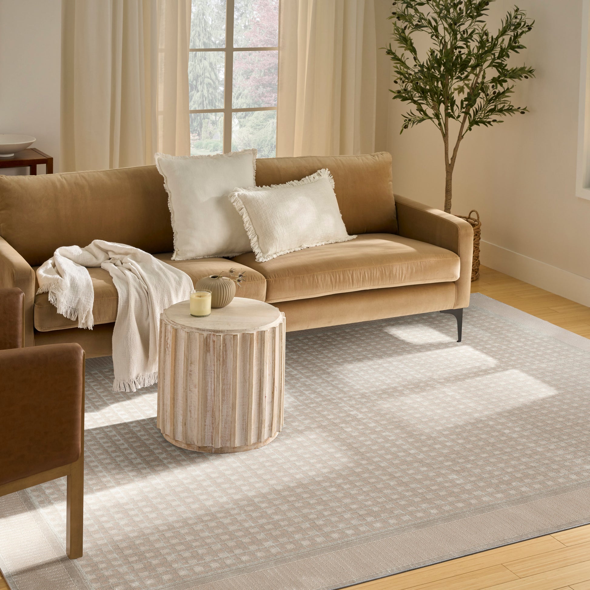 Nourison Home Nordic  Beige  Contemporary