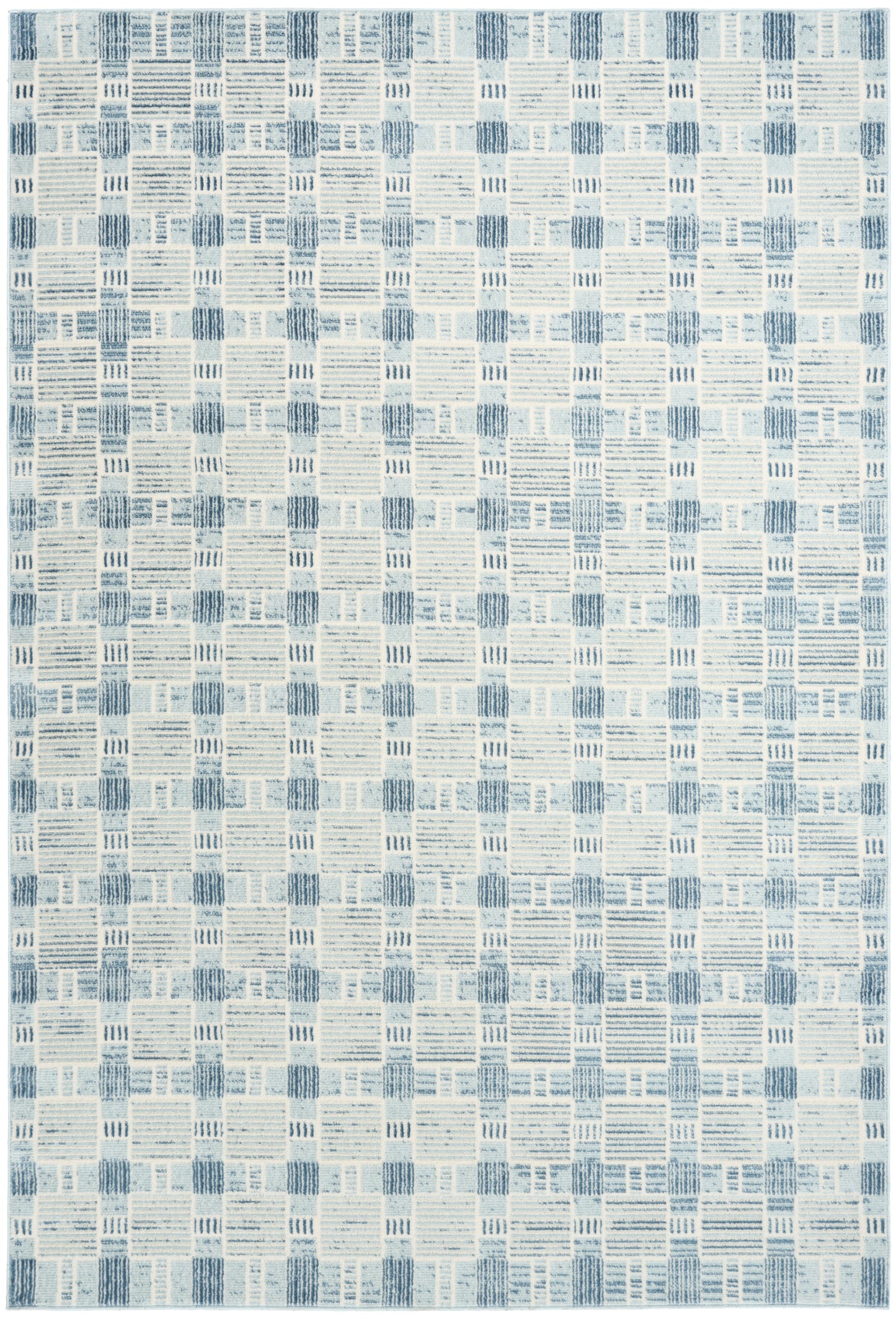 Nourison Home Nordic NRC14 Blue Contemporary Power-loomed Rug