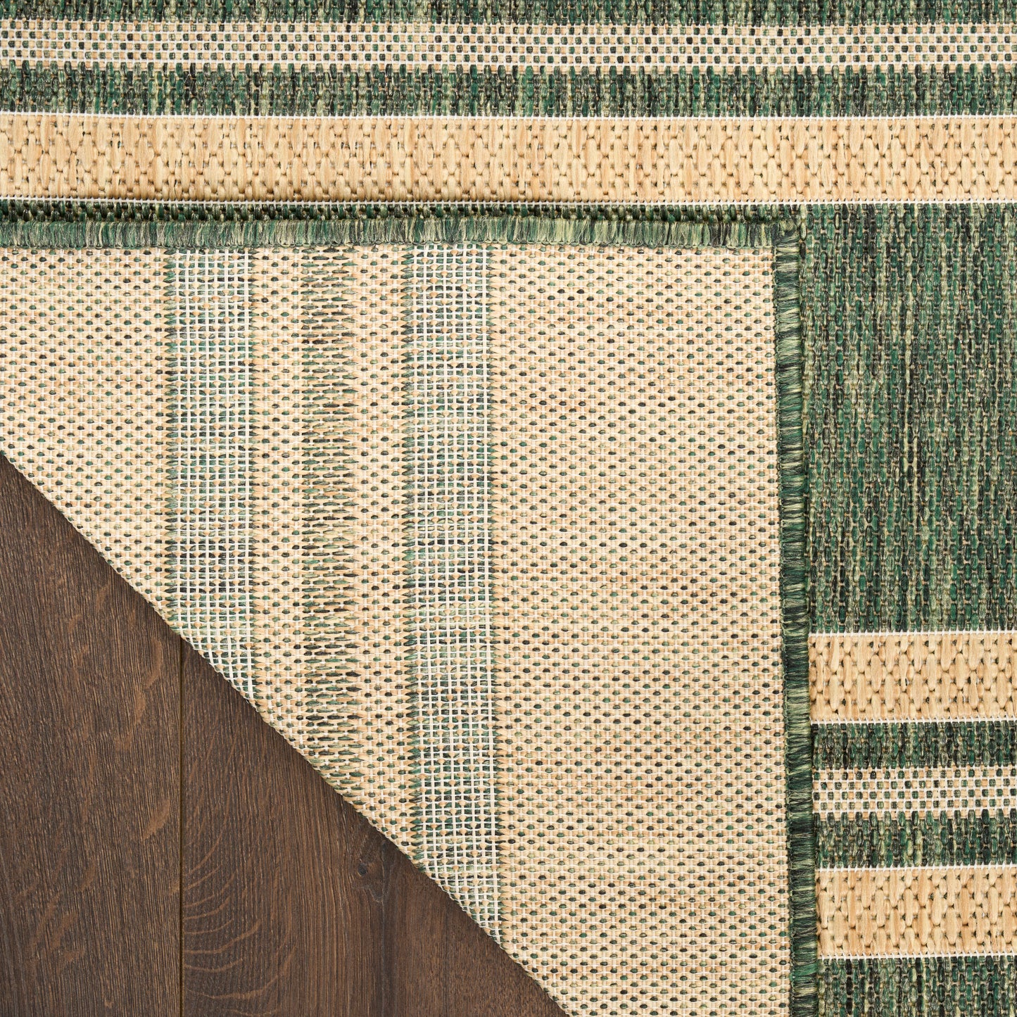 Nourison Home Horizon Indoor/Outdoor  Green  Contemporary