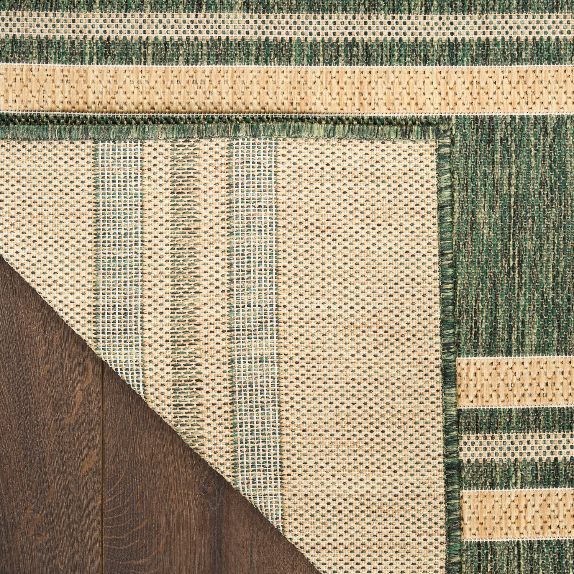 Nourison Home Horizon Indoor/Outdoor  Green  Contemporary