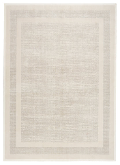 DKNY Grand Street GRN05 Ivory Taupe Contemporary Power-loomed Rug