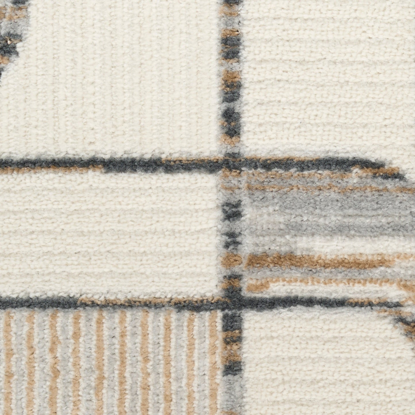 Nourison Home Nordic  Ivory Multicolor  Contemporary