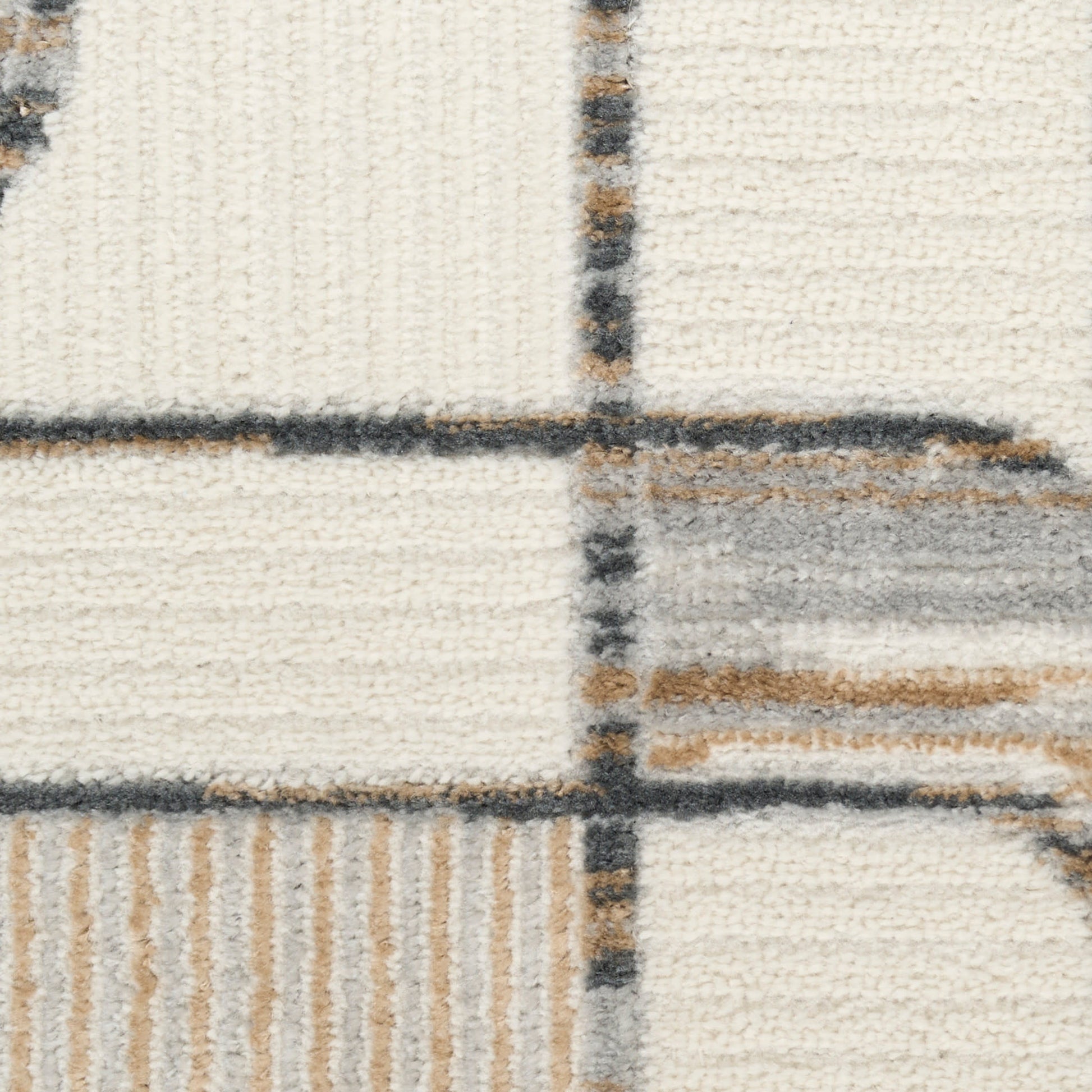 Nourison Home Nordic  Ivory Multicolor  Contemporary
