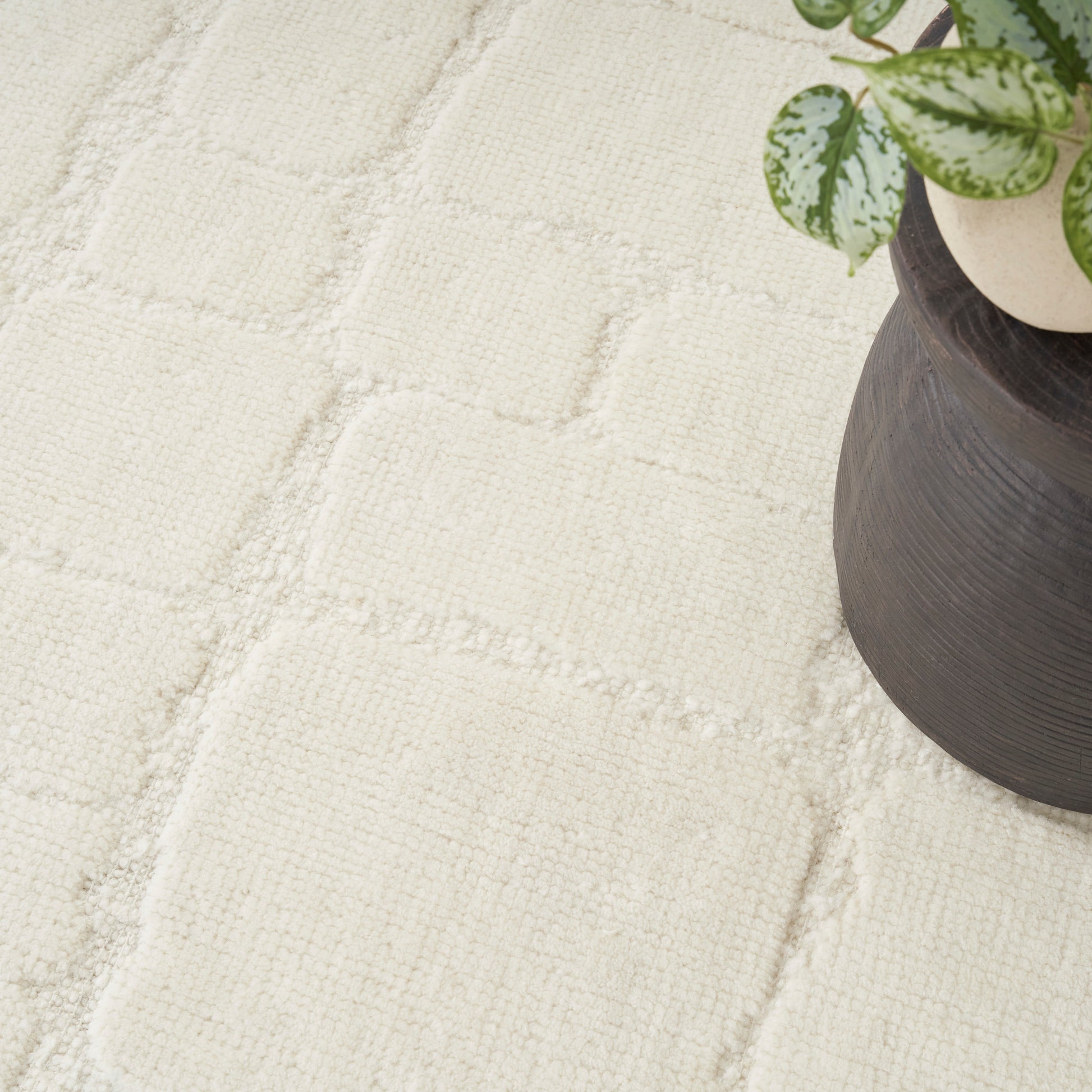 Nourison Home Blanco  Ivory  Contemporary