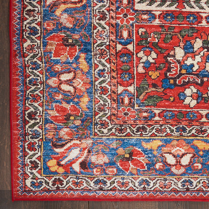 Nourison Home Fulton  Red  Traditional